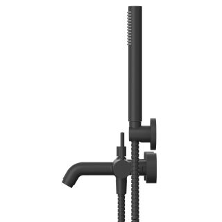 Смеситель для ванны с душевым комплектом WHITECROSS Y Y1231BL чёрный матовый